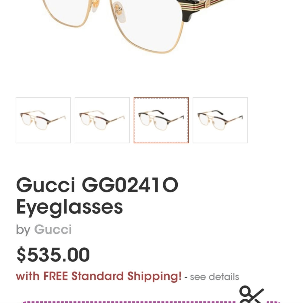 Brand new gucci frames